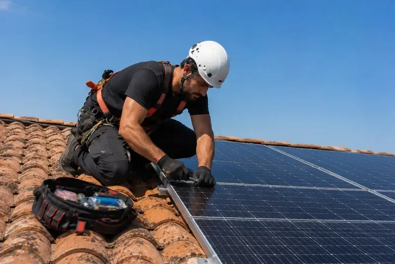 Maintenance et monitoring de panneaux solaires à Préserville