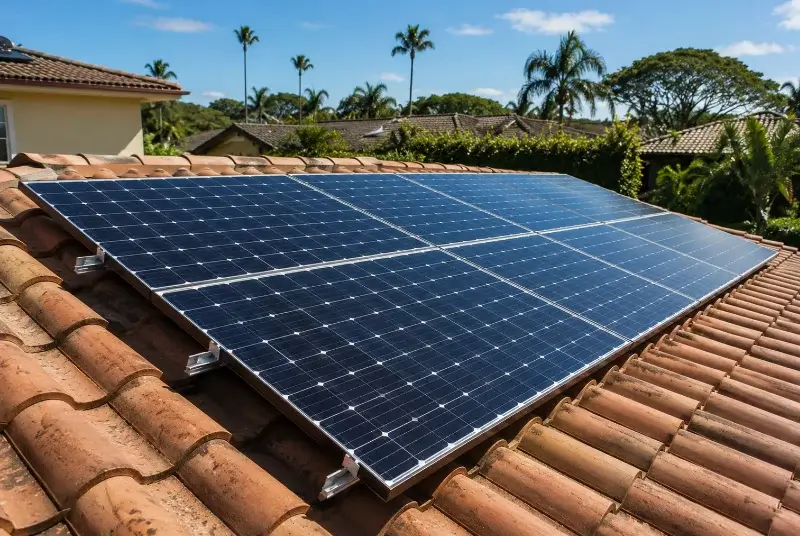 Installation de panneaux solaires à Préserville